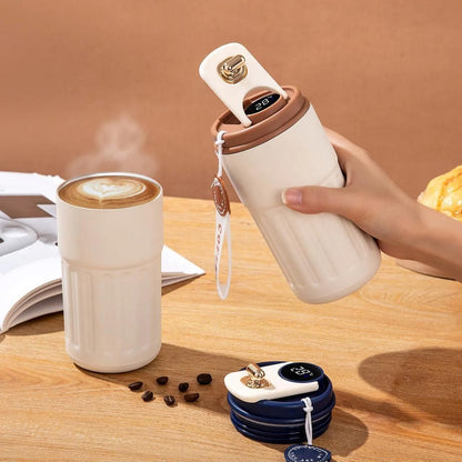 Reusable Insulated Coffee Cup with 316 Steel Liner – Stylish Hot & Cold Travel Mug