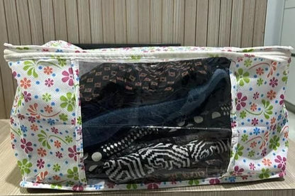 High Quality Flower Printed Saree Cover