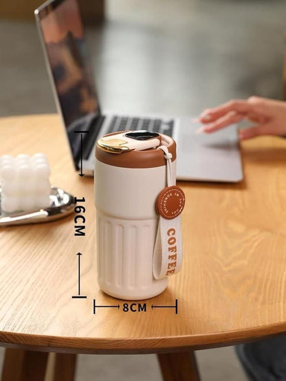 Reusable Insulated Coffee Cup with 316 Steel Liner – Stylish Hot & Cold Travel Mug